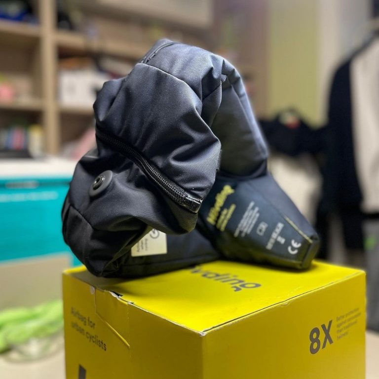 Hövding Fahrrad Airbag Test (Fahrradhelm Halskrause)